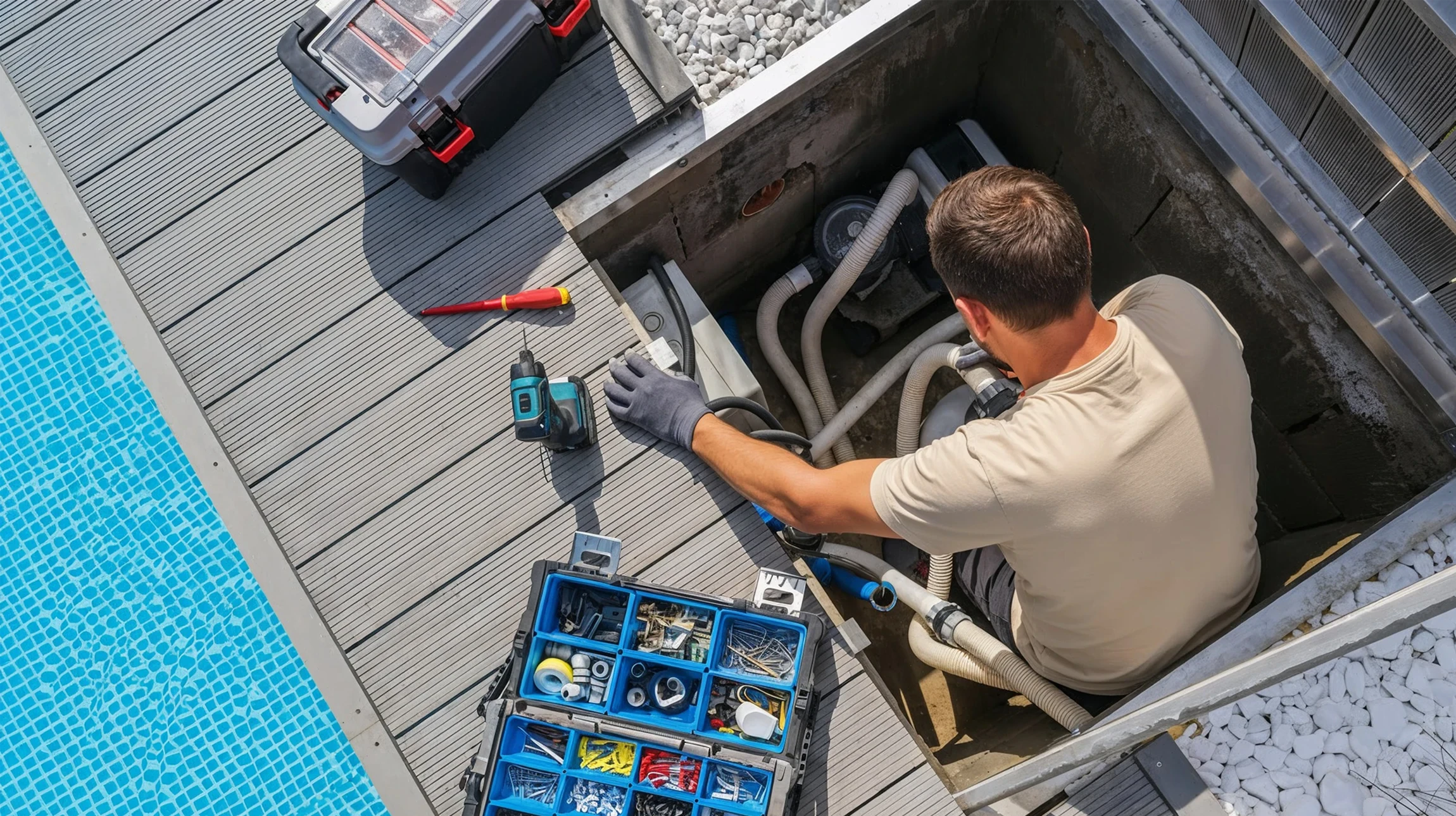 Environnement industriel intérieur avec équipements techniques spécialisés